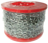 BARON 7223 Double Loop Chain, #3, 200 ft L, 12 lb Working Load, Steel, Zinc